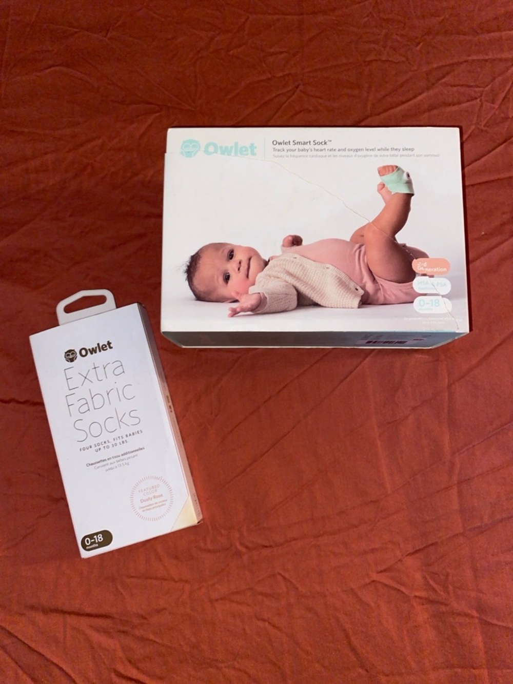 Owlet Smart Sock + Extra Fabric Socks